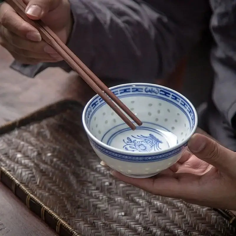 Blue Porcelain Dragon Bowl