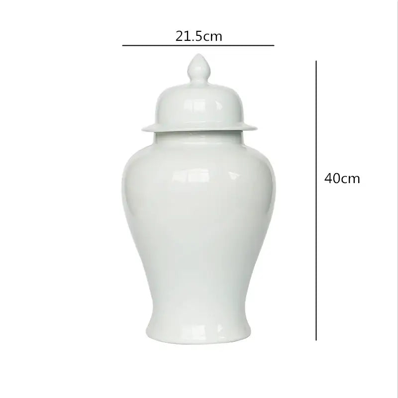 Yellow Ceramic Jar Vase Set