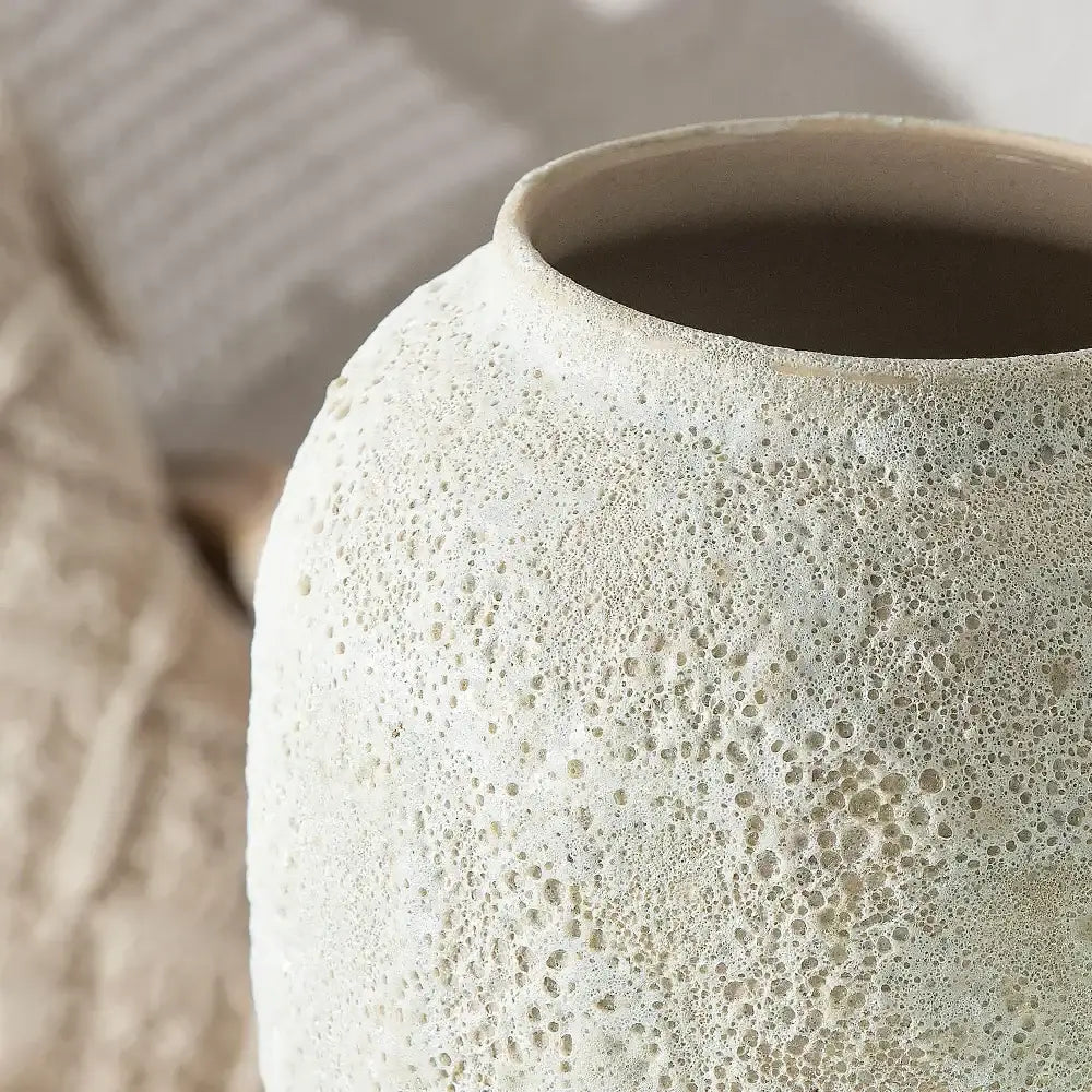 White Ceramic Vase Set
