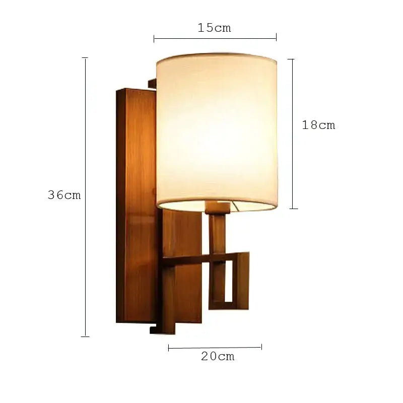 Geometric Cloth Wall Lamp