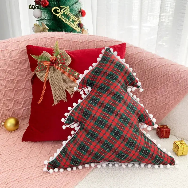 Velvet Patchwork Pillow Set