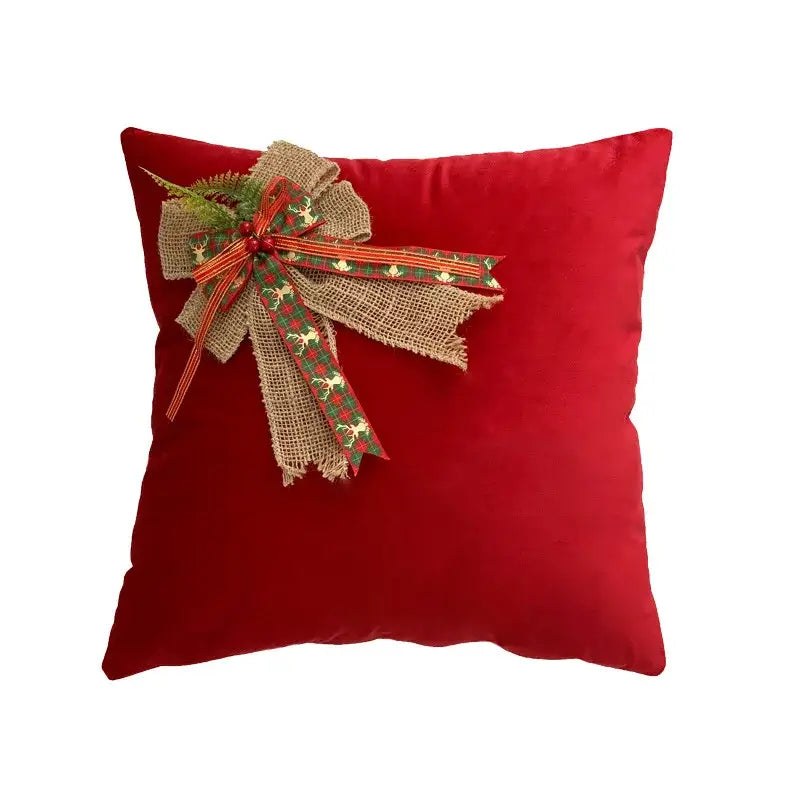 Velvet Patchwork Pillow Set