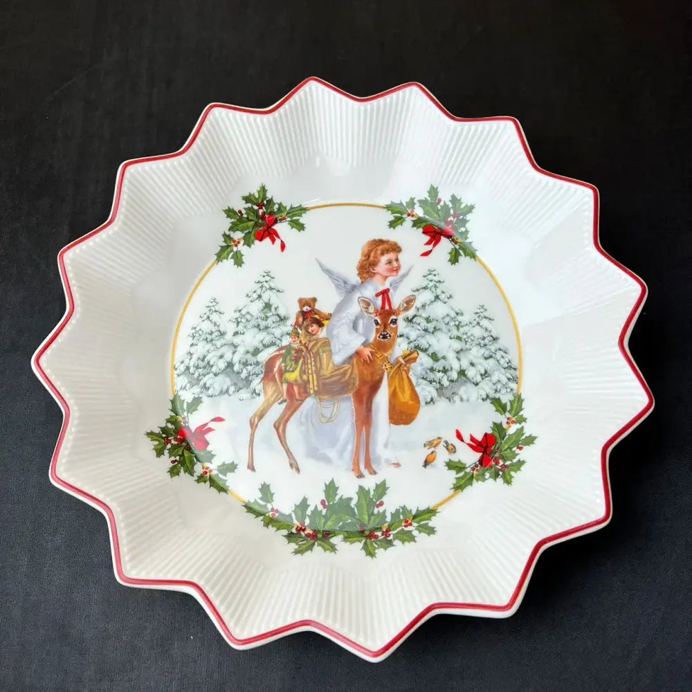 Red Ceramic Dinnerware Set