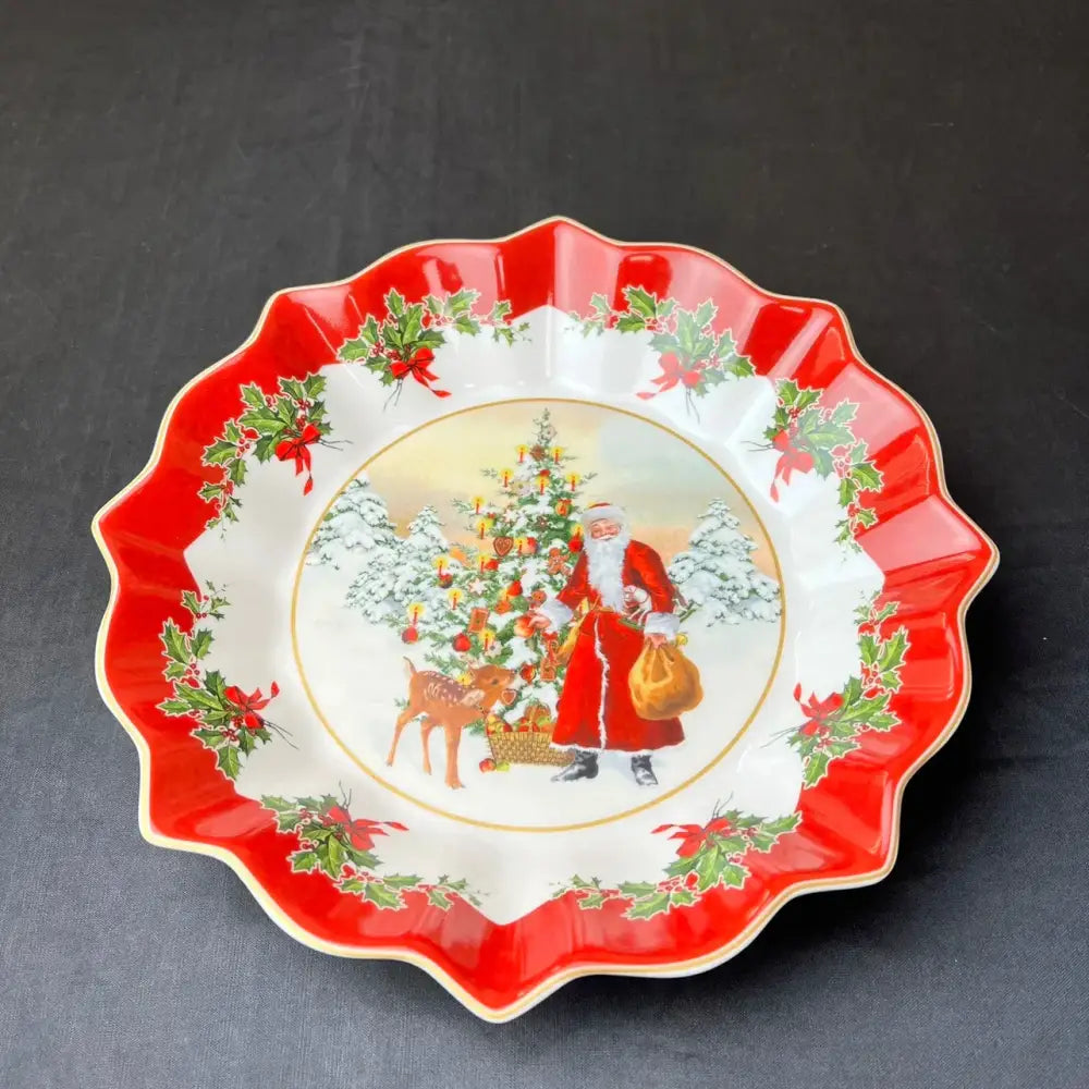 Red Ceramic Dinnerware Set