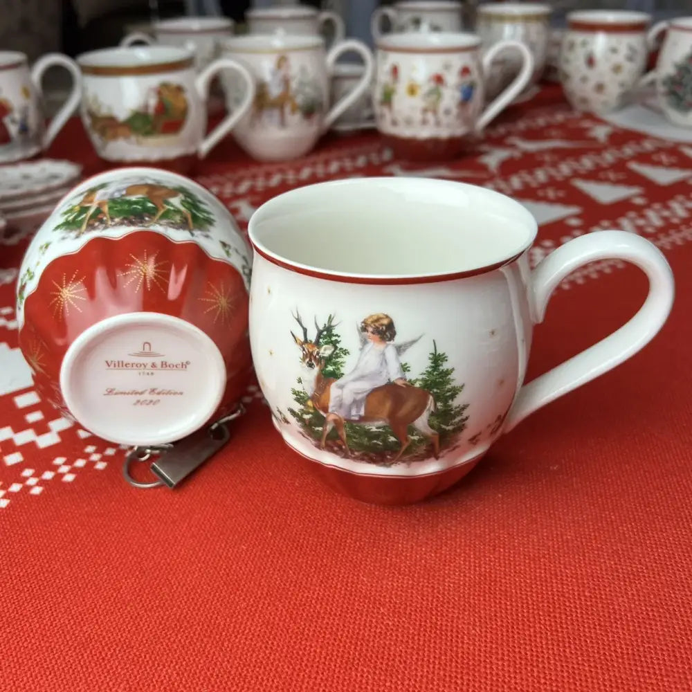 Red Ceramic Dinnerware Set