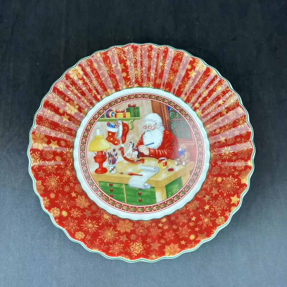 Red Ceramic Dinnerware Set
