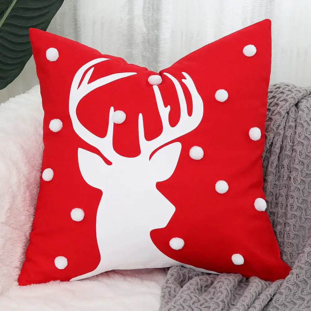 Navy Elk Cushion Cover