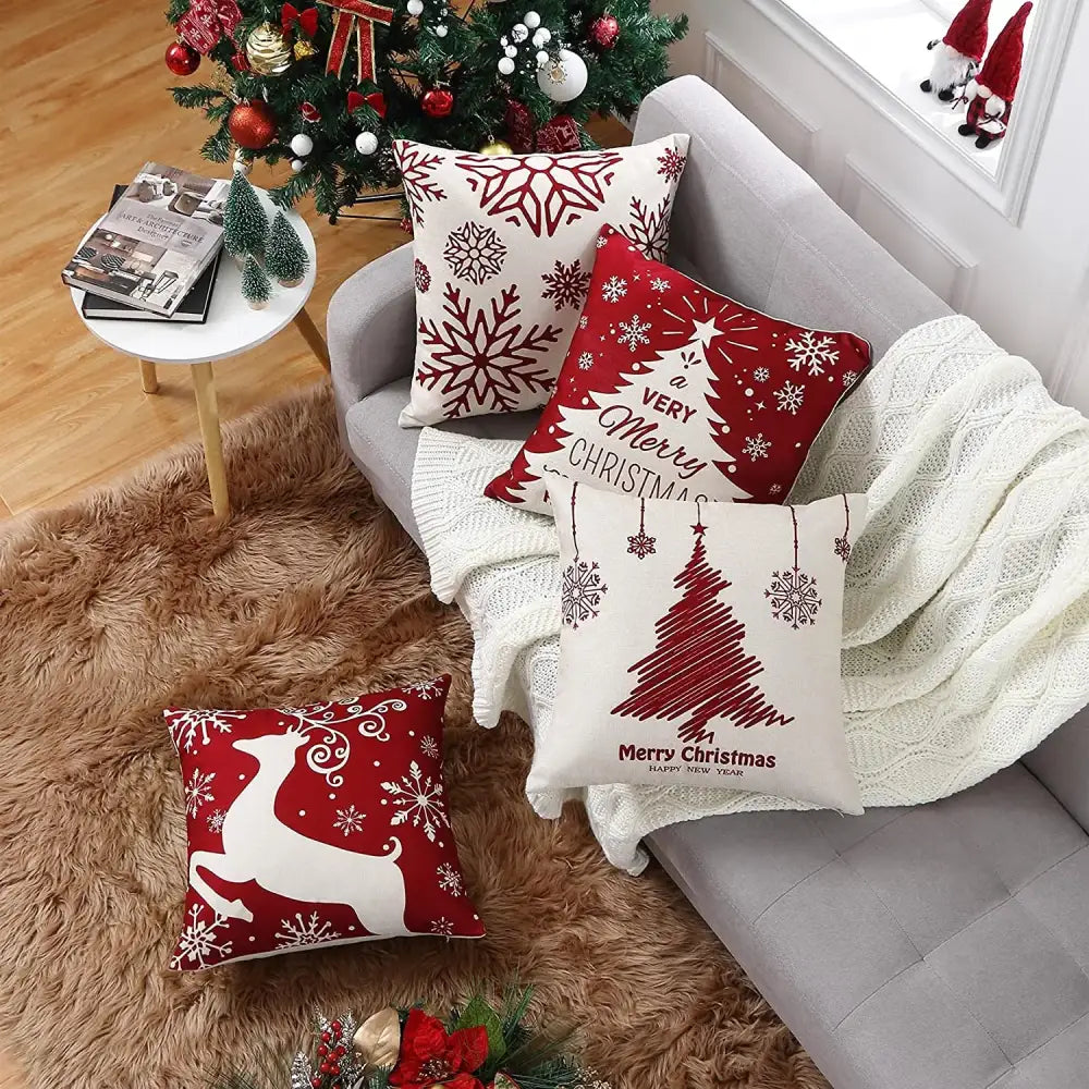 Red Elk Letter Pillowcase