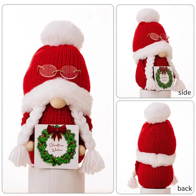 Knitted Christmas Gnome Set