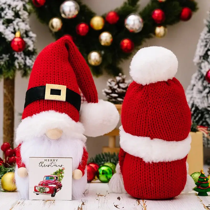 Knitted Christmas Gnome Set