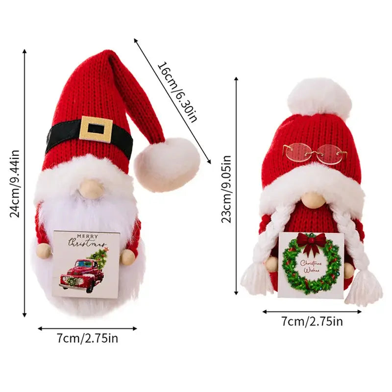 Knitted Christmas Gnome Set