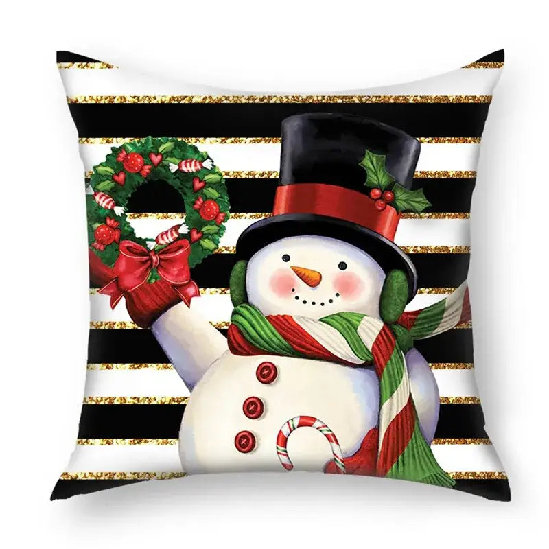 Green Nordic Pillow Cover