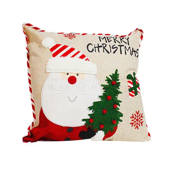 Snowflake Patchwork Pillow