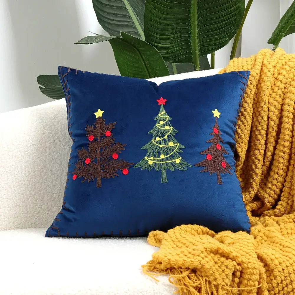 Red Velvet Patchwork Cushion