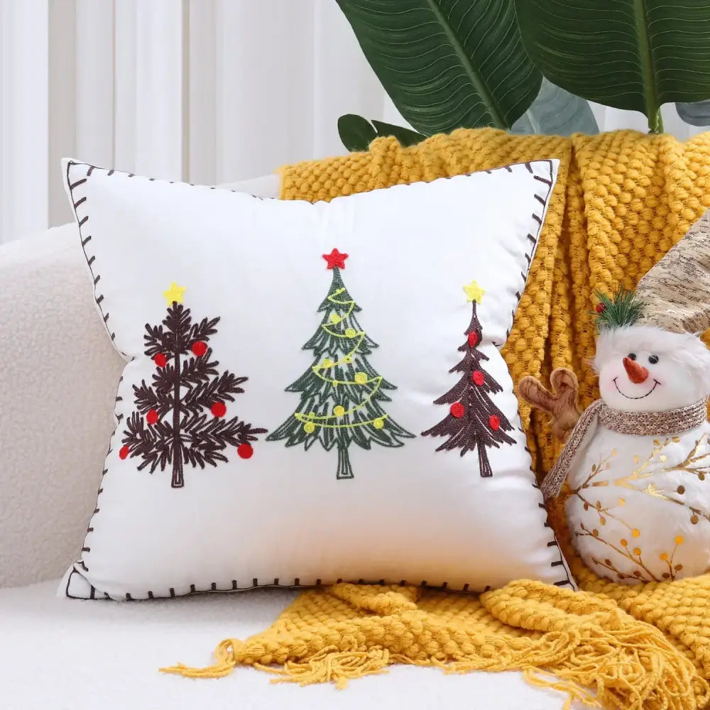 Red Velvet Patchwork Cushion