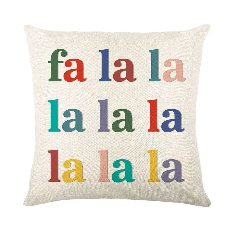 Linen Christmas Pillowcase