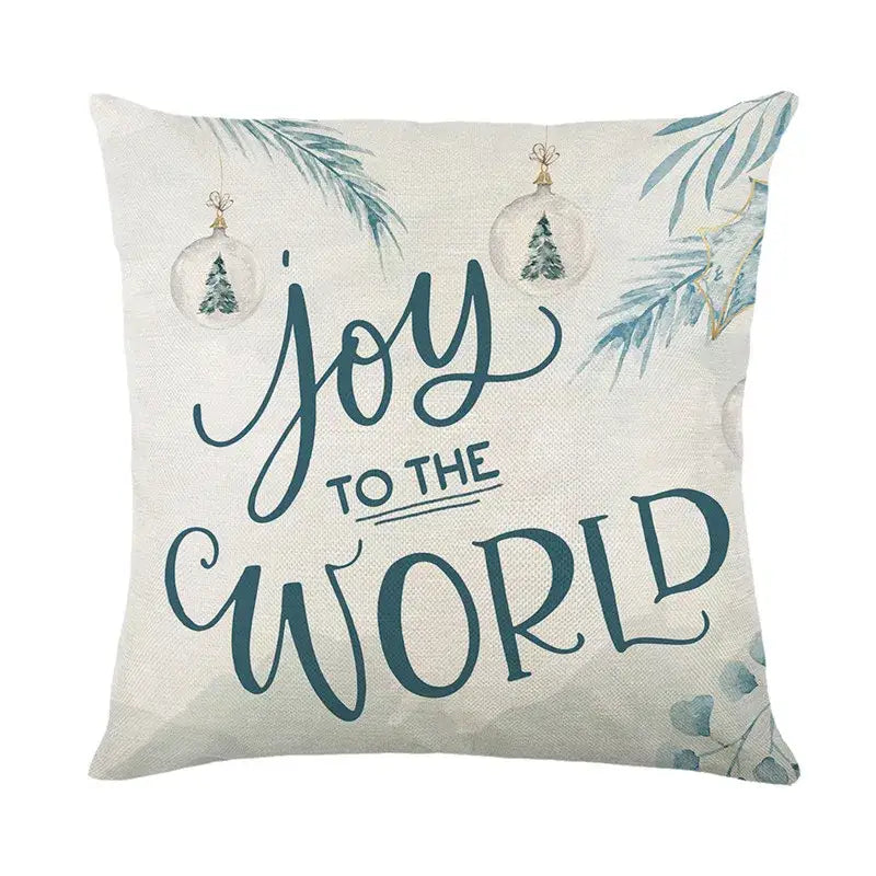 Linen Christmas Pillowcase
