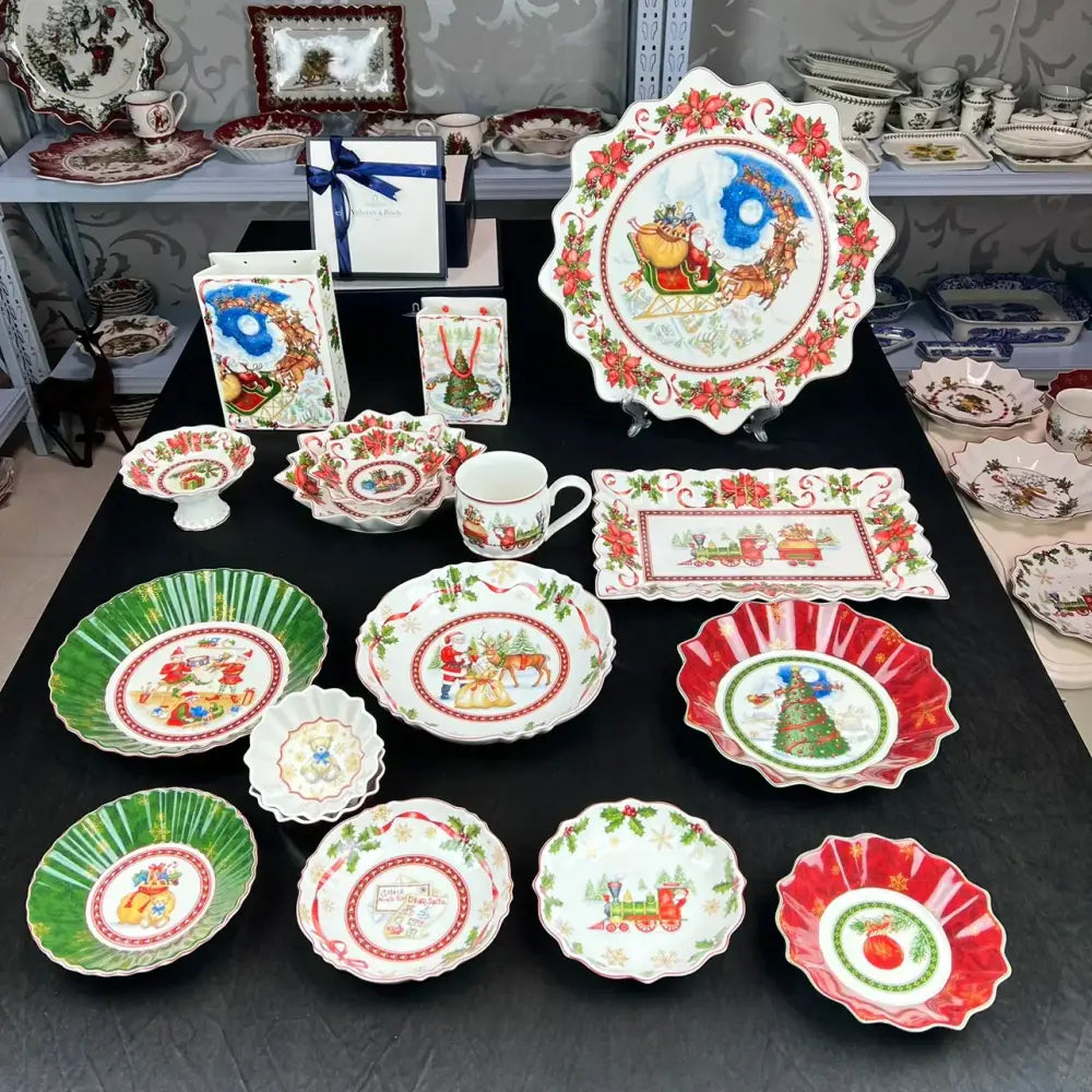 Red Green Ceramic Tableware