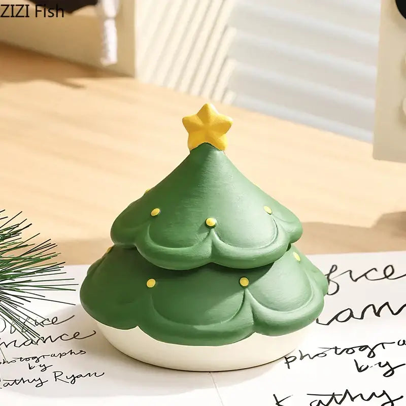 Ceramic Christmas Tree Ashtray