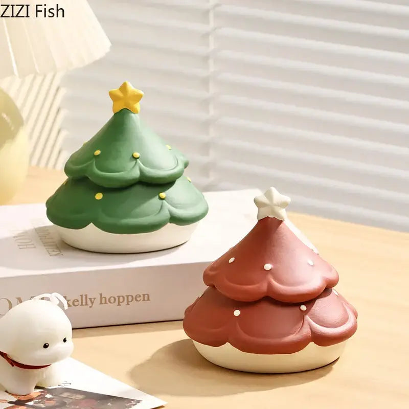 Ceramic Christmas Tree Ashtray