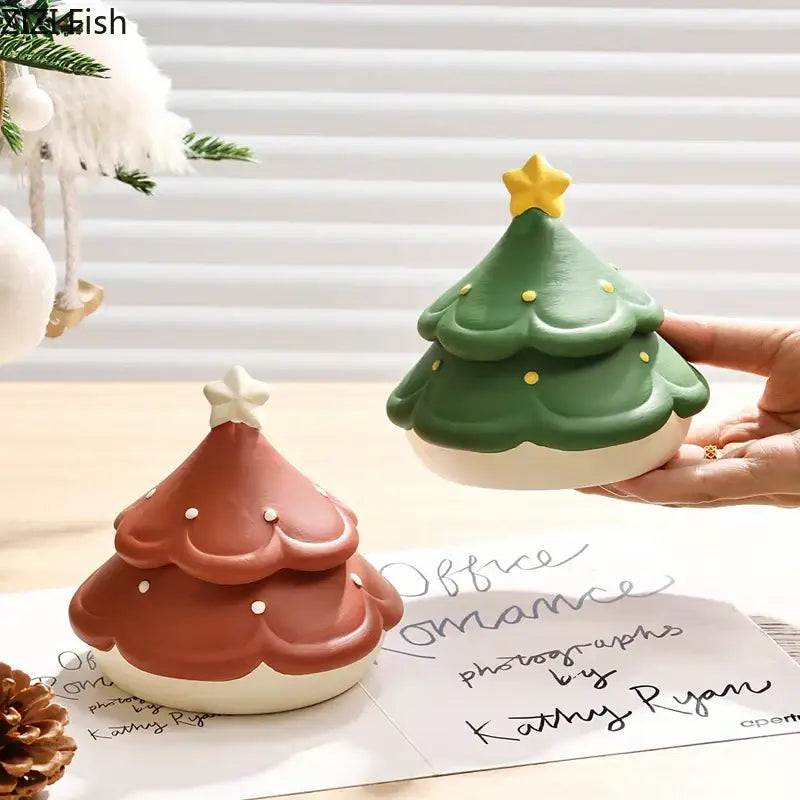 Ceramic Christmas Tree Ashtray