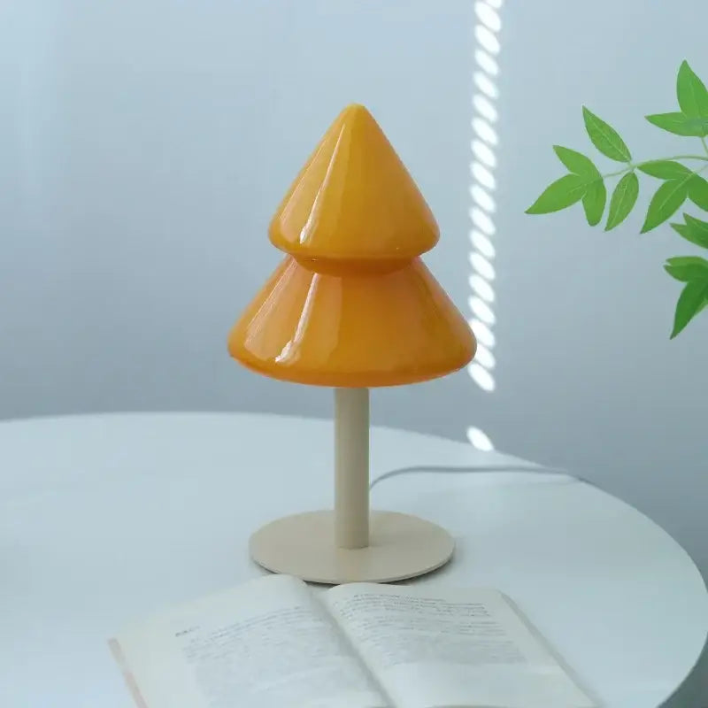 Glass Tiered Table Lamp