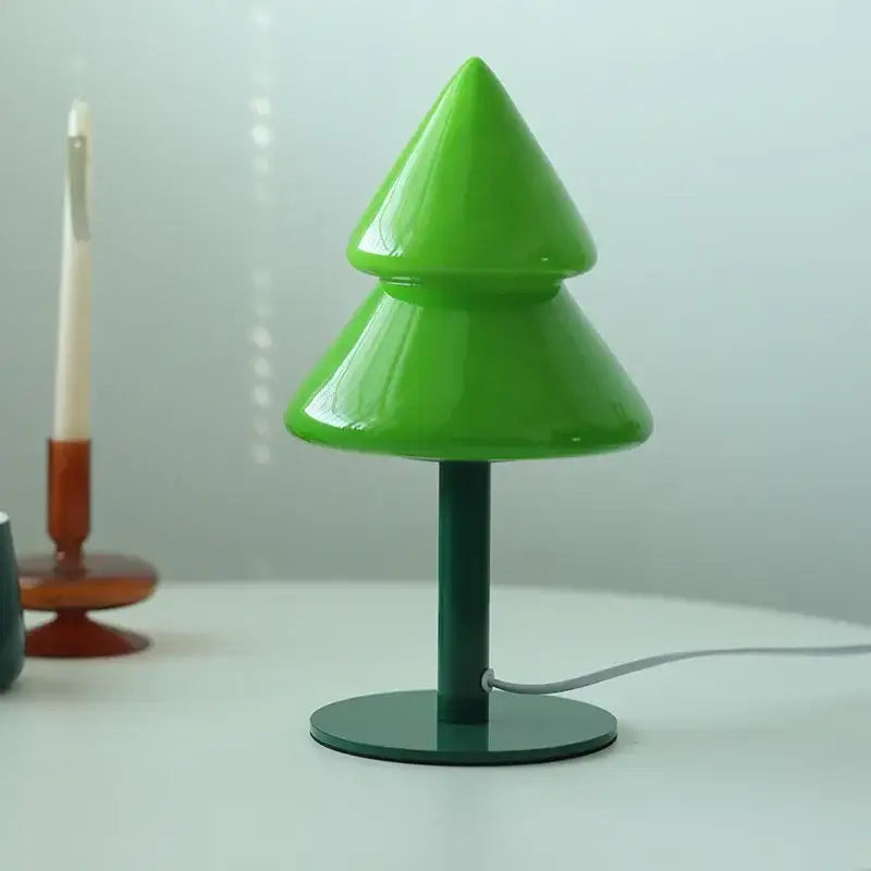 Glass Tiered Table Lamp