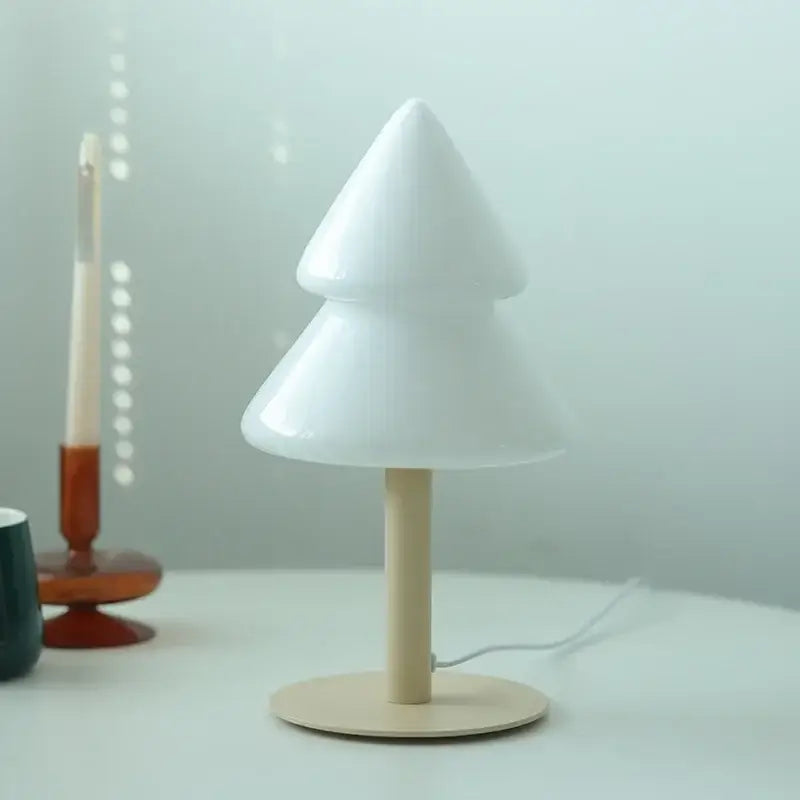 Glass Tiered Table Lamp