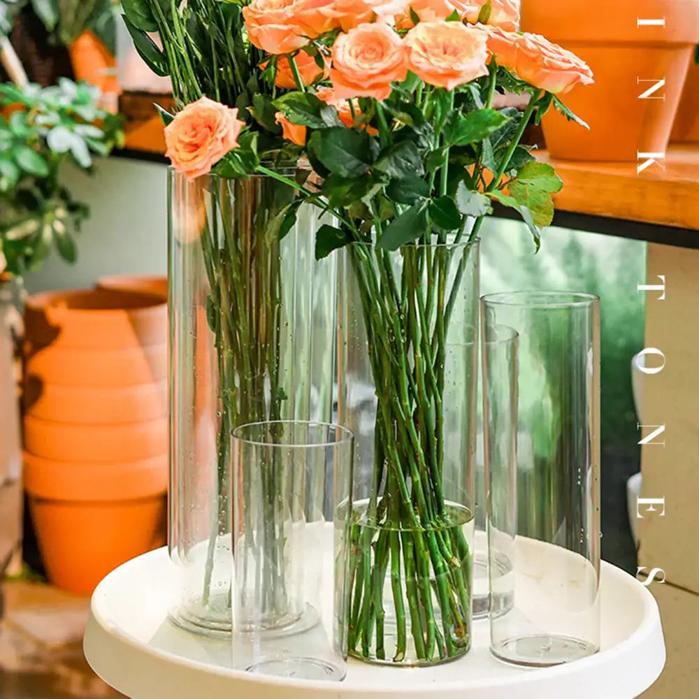 Acrylic Hurricane Flower Vase