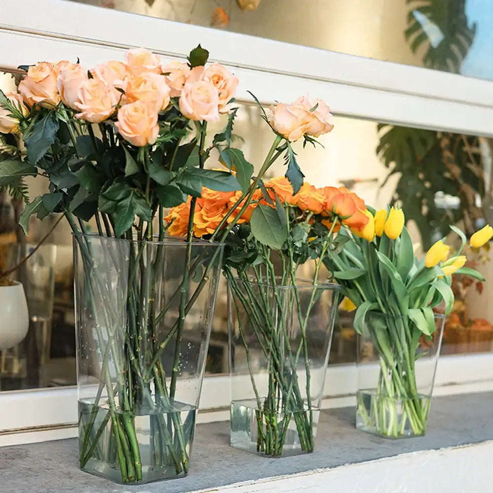 Acrylic Hurricane Flower Vase
