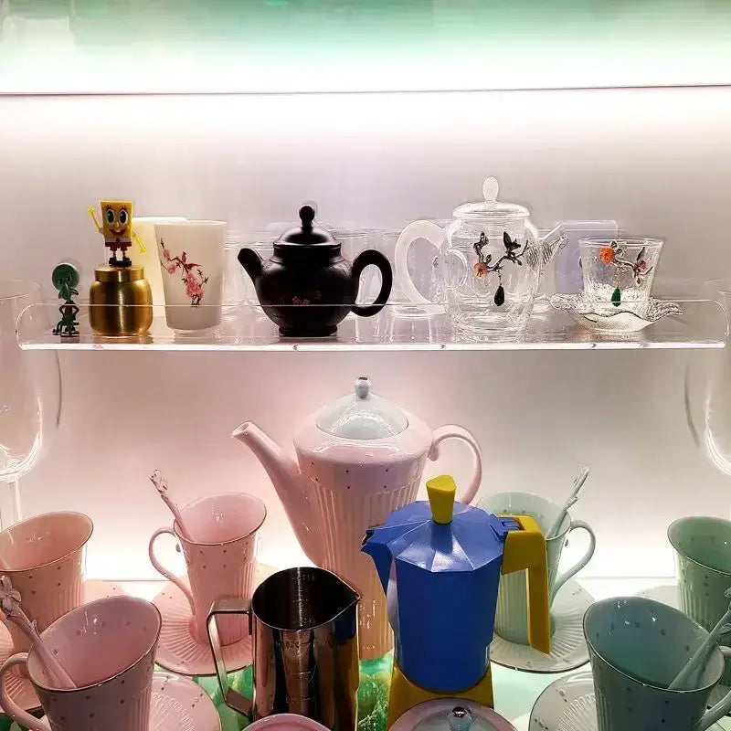 Clear Acrylic Wall Shelf