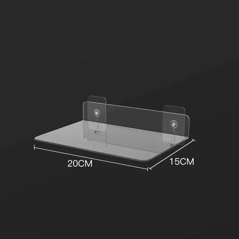 Clear Acrylic Wall Shelf