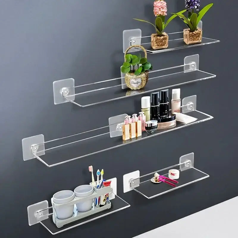 Clear Acrylic Wall Shelf