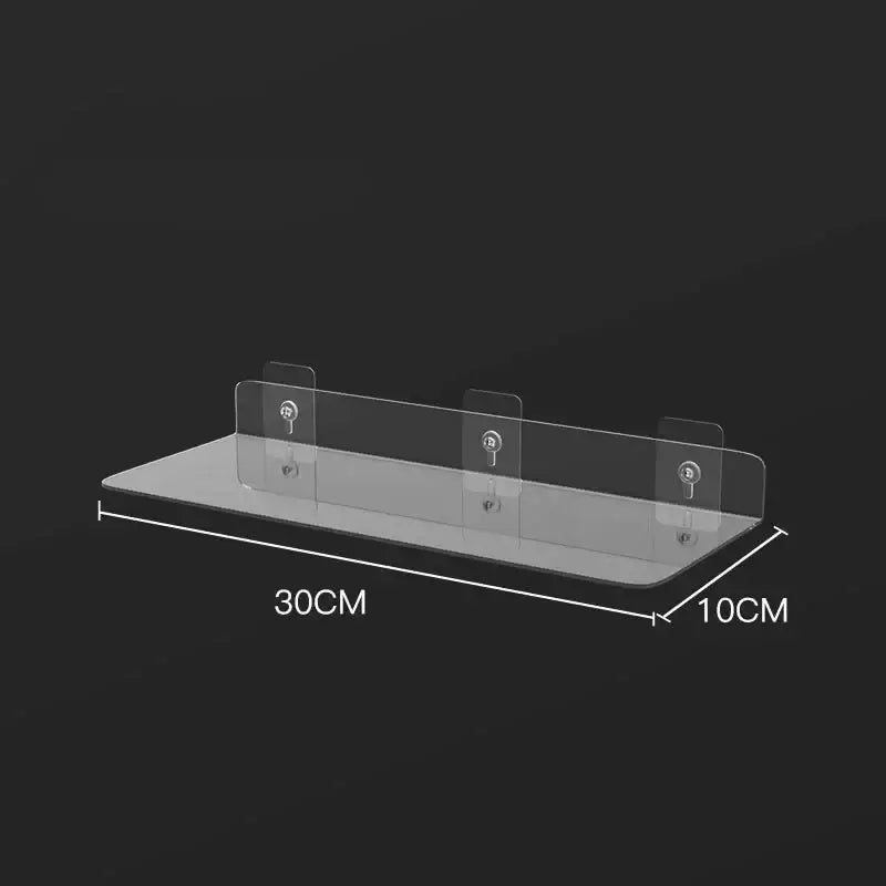 Clear Acrylic Wall Shelf