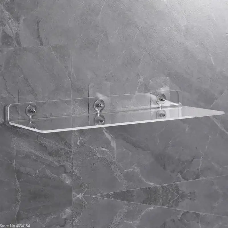 Clear Acrylic Wall Shelf