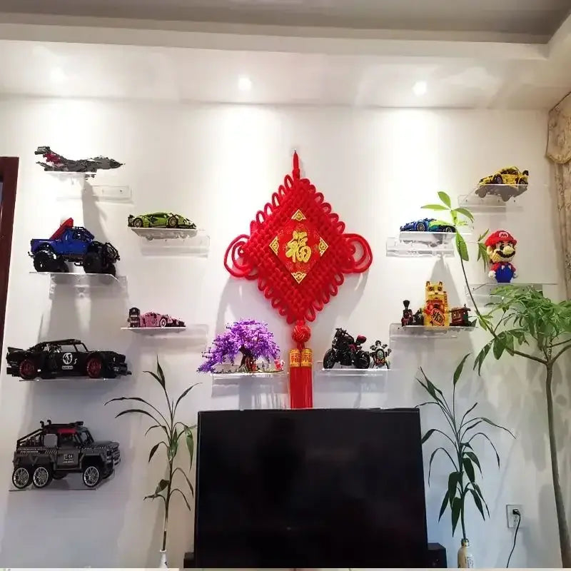 Clear Acrylic Wall Shelf