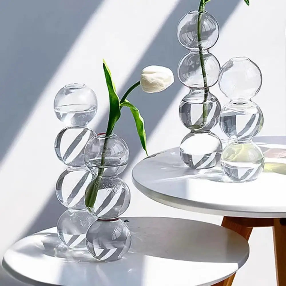 Glass Bubble Vase