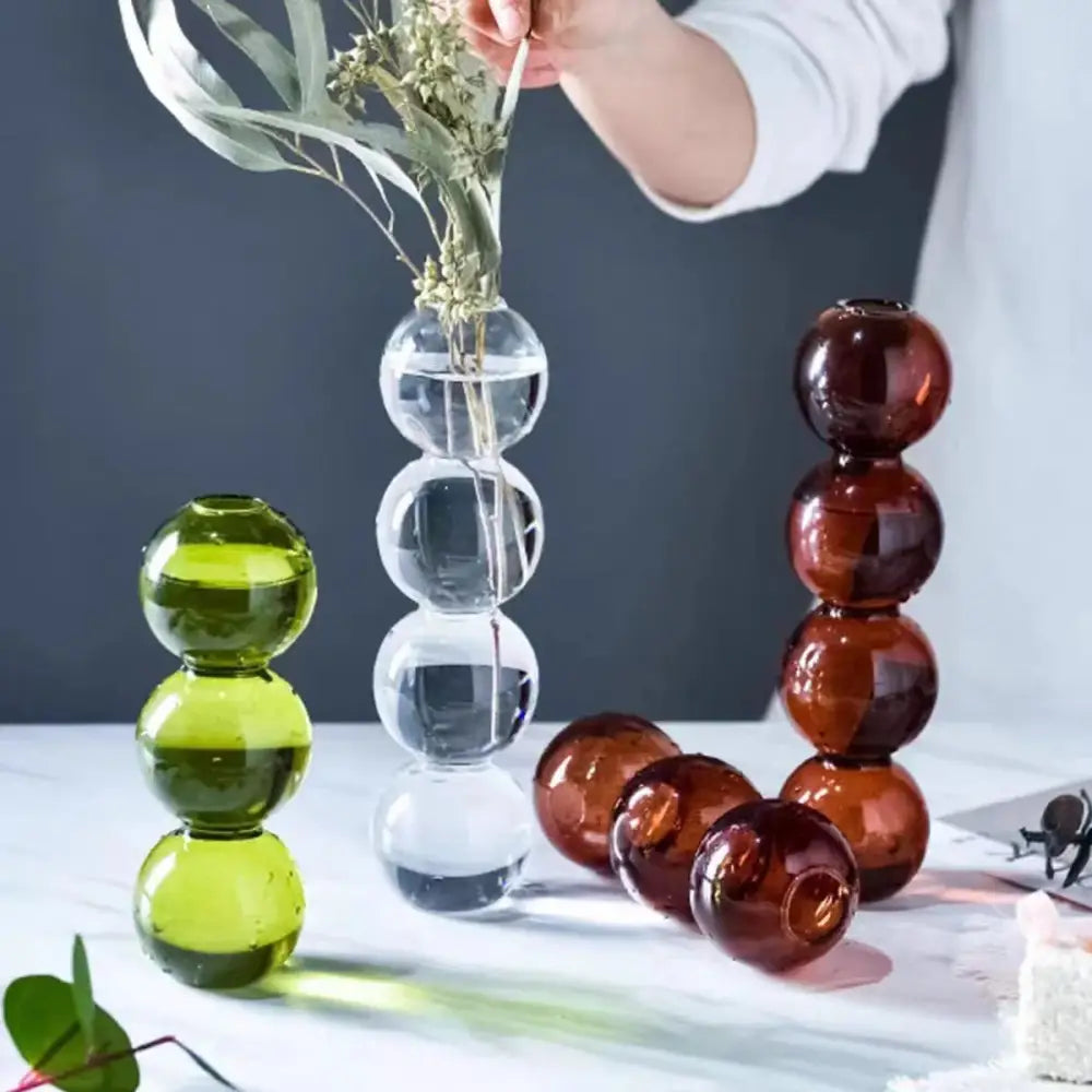 Glass Bubble Vase