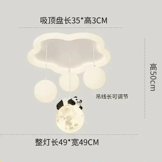 Bubble Panda Ceiling Light