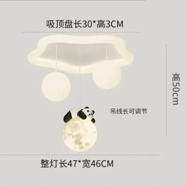 Bubble Panda Ceiling Light