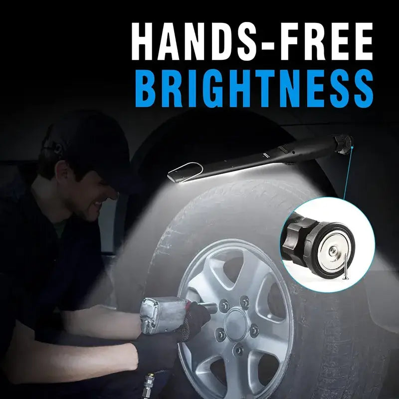 Black LED Clip Work Light