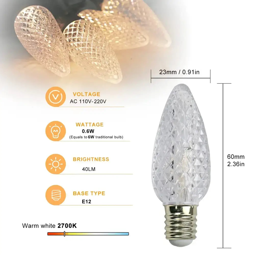 Faceted LED Bulb Pack