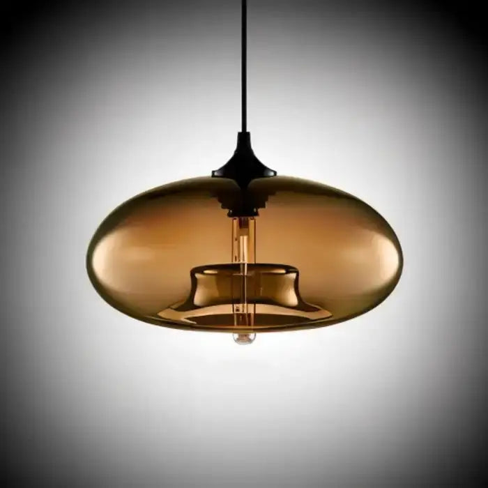 Amber Gray LED Pendant Light