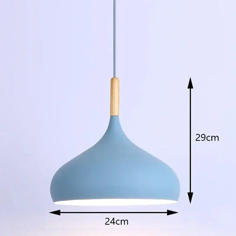 Industrial Brass Pendant Light