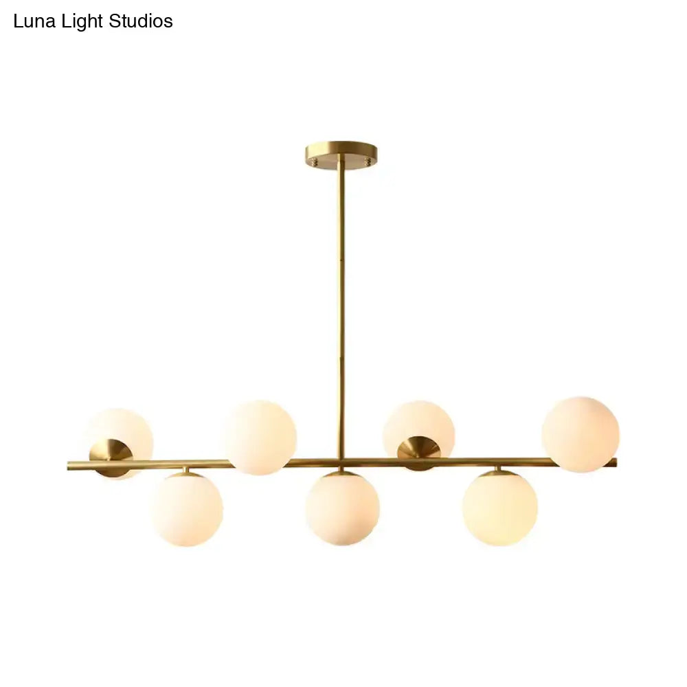 Brass Sphere Pendant Lamp