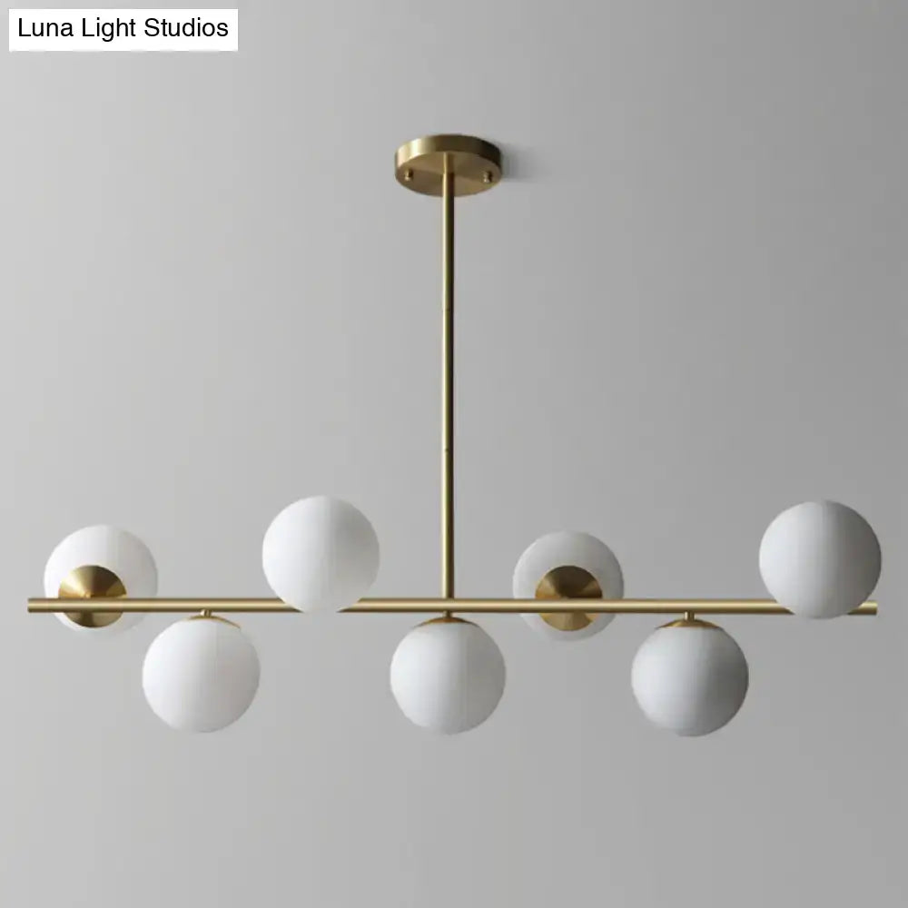 Brass Sphere Pendant Lamp