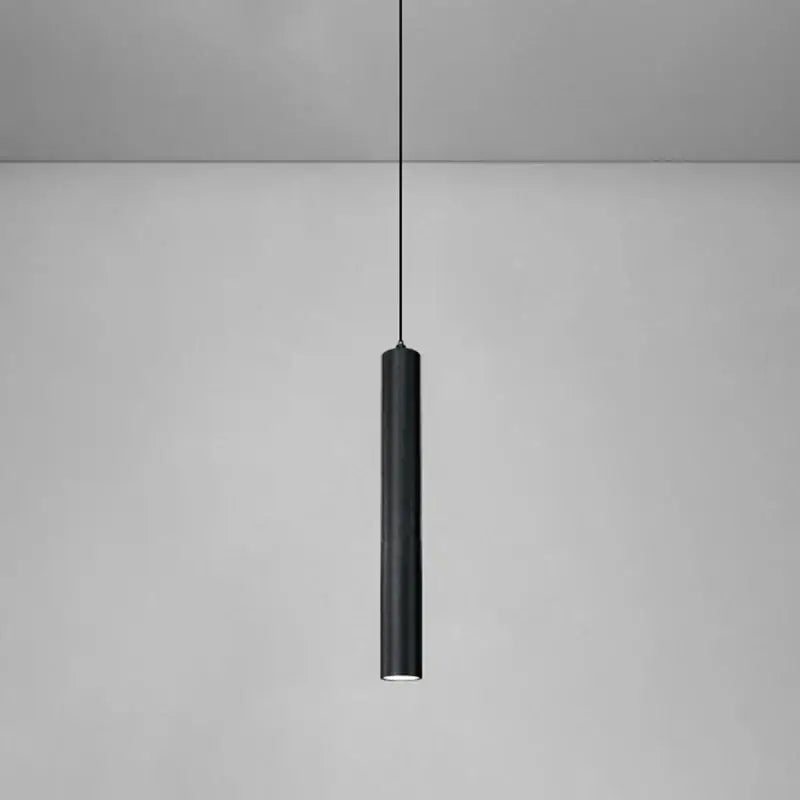 Black Nordic Cylinder Pendant Light Double-Head