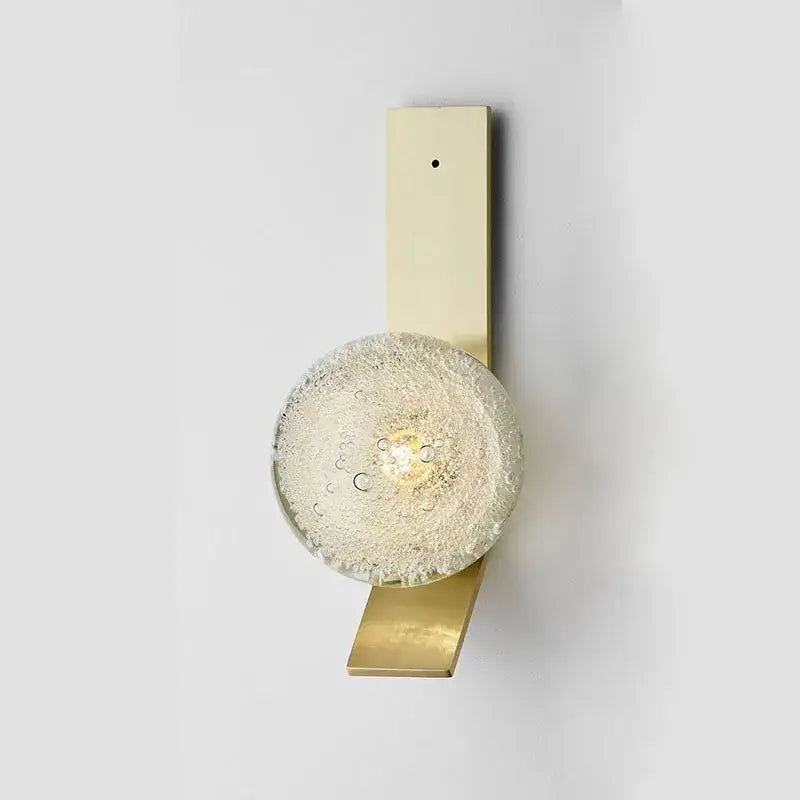 Brushed Brass Bubble Sconce