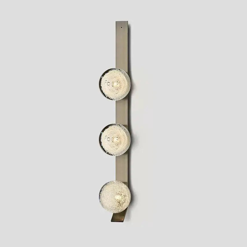 Brushed Brass Bubble Sconce