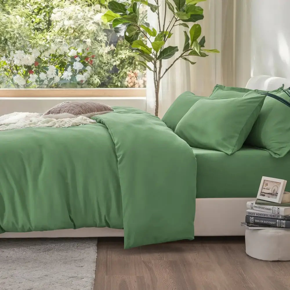 Black Satin Duvet Set